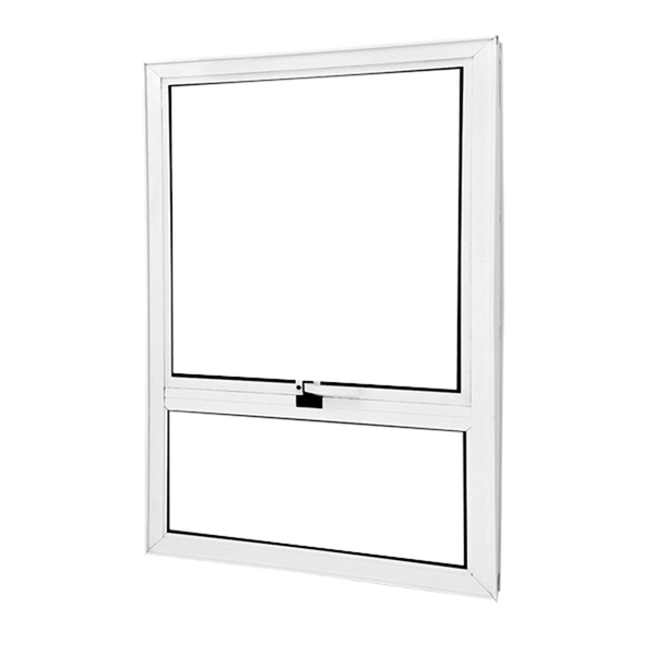 Janela De Alumínio Branco Vitro Máximo Ar Com Peitoril Atlânt