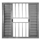 Janela De Alumínio Brilhante Veneziana De Correr 6 Folhas Com