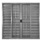 Janela De Alumínio Brilhante Veneziana De Correr 6 Folhas Com