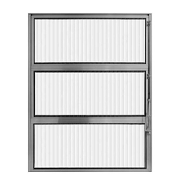 Janela De Alumínio Brilhante Vitro Basculante Hale Esquadrias