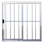 Janela De Alumínio Brilhante Vitro De Correr 2 Folhas Com Gra