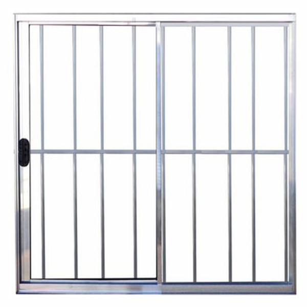 Janela De Alumínio Brilhante Vitro De Correr 2 Folhas Com Gra