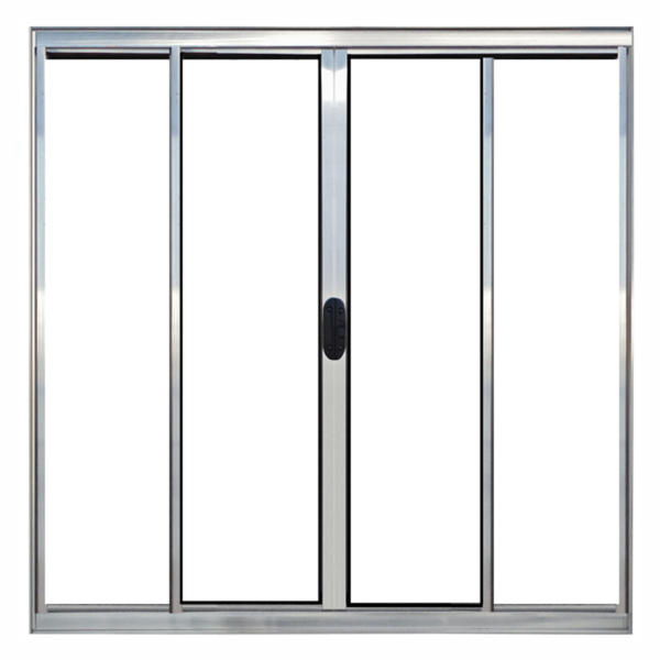 Janela De Alumínio Brilhante Vitro De Correr 4 Folhas Sem Gra