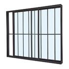 Janela De Alumínio Classic 02 Folhas Com Grade Preto - 120x120