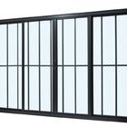 Janela De Alumínio Classic 04 Folhas Com Grade Preto - 100x200