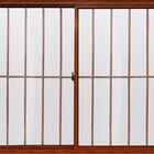 Janela De Alumínio Com Grade 02 Folhas Classic Madeiro - 100x