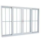 Janela De Alumínio Com Grade 04 Folhas Bco Master - 1,00x1,50m