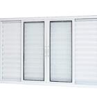 Janela De Alumínio Com Veneziana 06 Folhas Linha20 Branca - 1