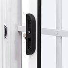 Janela De Alumínio De Correr 100x100cm 2 Folhas Com Grade E V