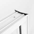 Janela De Alumínio De Correr 100x100cm 2 Folhas Com Grade Plu