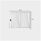 Janela De Alumínio De Correr 100x100cm 2 Folhas Com Grade Plu