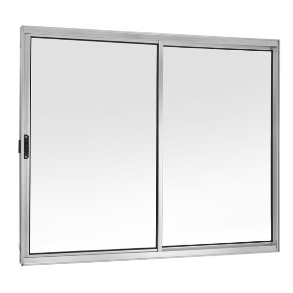 Janela De Alumínio De Correr 100x100cm 2 Folhas Direita Ecosu