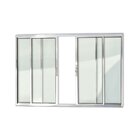Janela De Aluminio De Correr 100x100cm 4 Folhas Com Vidro Lis