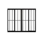 Janela De Alumínio De Correr 100x100cm 4 Folhas Grade Hale Es