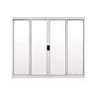 Janela De Alumínio De Correr 100x100cm 4 Folhas Hale Esquadri