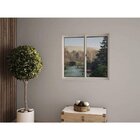 Janela De Alumínio De Correr 100x120cm 2 Folhas Com Vidro Lis