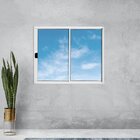 Janela De Alumínio De Correr 100x120cm 2 Folhas Sem Grade Plu