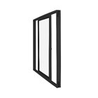 Janela De Aluminio De Correr 100x120cm 2 Folhas Soft Preto