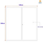 Janela De Aluminio De Correr 100x120cm 2 Folhas Soft Preto