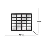 Janela De Aluminio De Correr 100x120cm 4 Folhas Com Vidro Lis