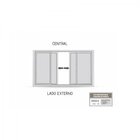 Janela De Alumínio De Correr 100x120cm 4 Folhas Lucasa Alumín