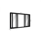 Janela De Alumínio De Correr 100x120cm 4 Folhas Lucasa Alumín