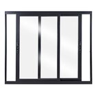 Janela De Alumínio De Correr 100x120x6,5 2 Folhas Topsul Esqu