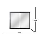 Janela De Alumínio De Correr 100x120x6cm 2 Folhas Ecosul Esqu