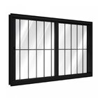 Janela De Alumínio De Correr 100x150cm 2 Folhas Com Grade Luc