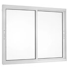 Janela De Aluminio De Correr 100x150cm 2 Folhas Duplas Topsul