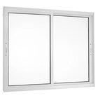 Janela De Aluminio De Correr 100x150cm 2 Folhas Duplas Topsul