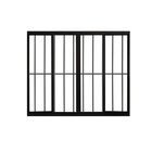 Janela De Alumínio De Correr 100x150cm 4 Folhas Grade Hale Es