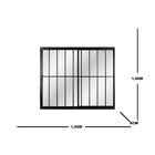 Janela De Alumínio De Correr 100x150x8cm 2 Folhas Ecosul Esqu