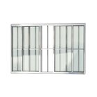 Janela De Aluminio De Correr 100x200cm 4 Folhas Com Grade E V