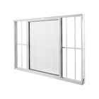 Janela De Alumínio De Correr 120x120cm 2 Folhas Com Grade E V