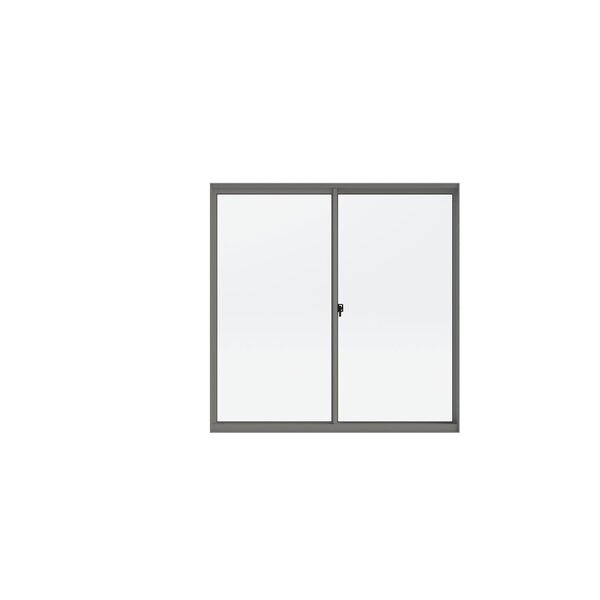 Janela De Alumínio De Correr 120x120cm 2 Folhas Com Vidro Lis