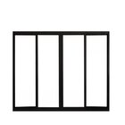 Janela De Alumínio De Correr 120x150cm 4 Folhas Hale Esquadri