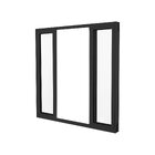 Janela De Aluminio De Correr 120x150cm 4 Folhas Soft Preto