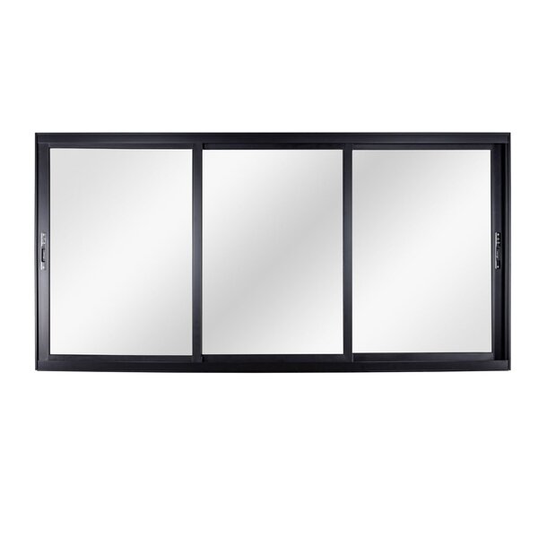 Janela De Alumínio De Correr 120x150x10cm 3 Folhas Móveis Vid