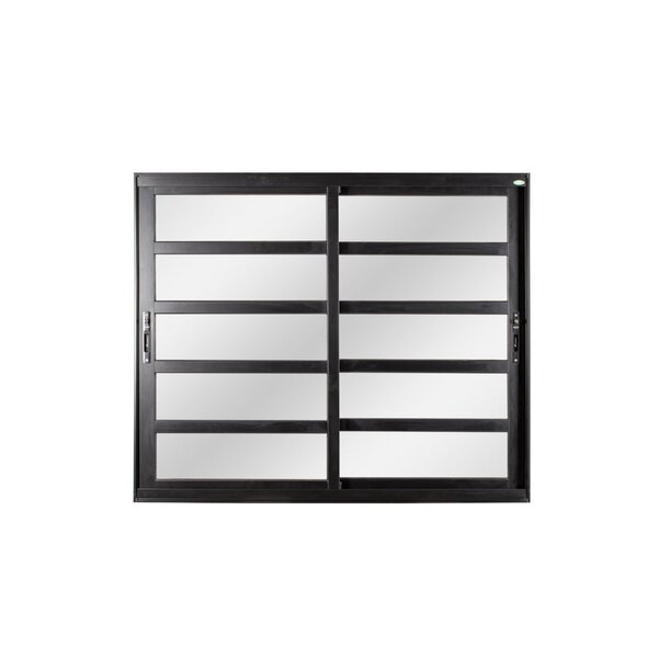 Janela De Alumínio De Correr 120x150x8cm 2 Folhas Móveis Com