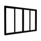 Janela De Alumínio De Correr 2 Folhas Móveis E 2 Folhas Fixas