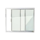 Janela De Aluminio De Correr 80x100cm 2 Folhas Com Vidro Liso