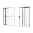 Janela De Aluminio De Correr Central 100x150cm 4 Folhas Com G