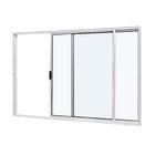 Janela De Alumínio De Correr Lateral 100x100cm 2 Folhas Vidro