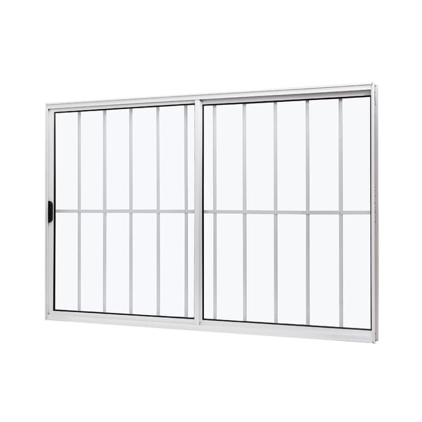 Janela De Alumínio De Correr Lateral 100x120cm 2 Folhas Com G