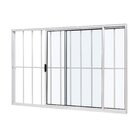Janela De Aluminio De Correr Lateral 100x150cm 2 Folhas Com G