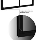 Janela De Alumínio De Correr Lateral 2 Folhas Móveis 100x120c