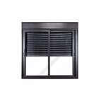 Janela De Alumínio De Correr Persiana E Controle 100x100x12 2