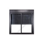 Janela De Alumínio De Correr Persiana E Controle 100x150x12 2