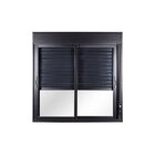 Janela De Alumínio De Correr Persiana Manual 100x100x12cm 2 F